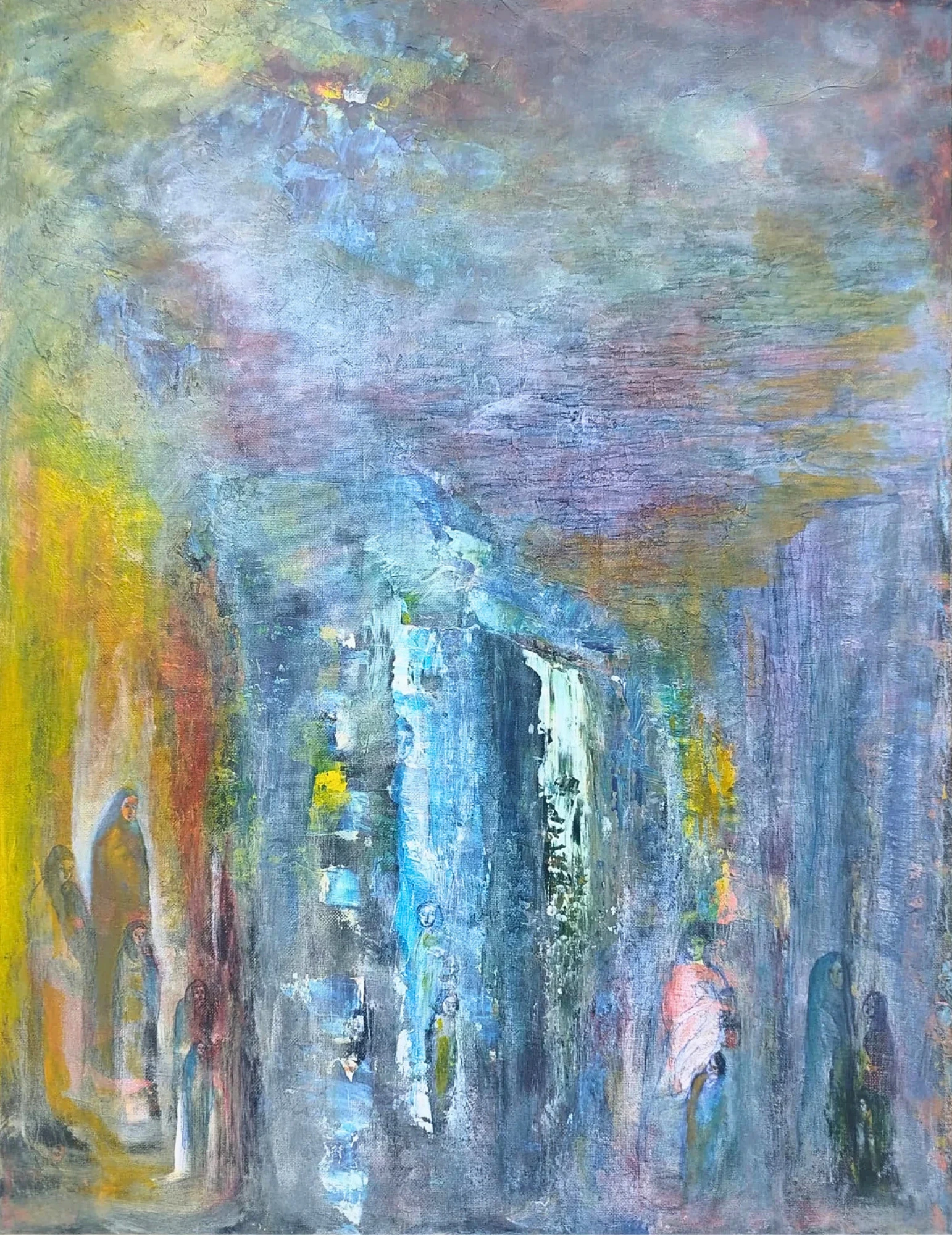 La Traversée du temps nº 1 - peinture d'Alberto Von Fach