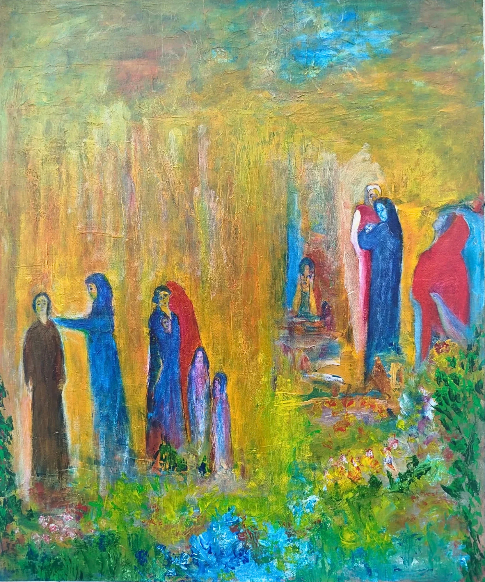 La Traversée du temps nº 2 - peinture d'Alberto Von Fach