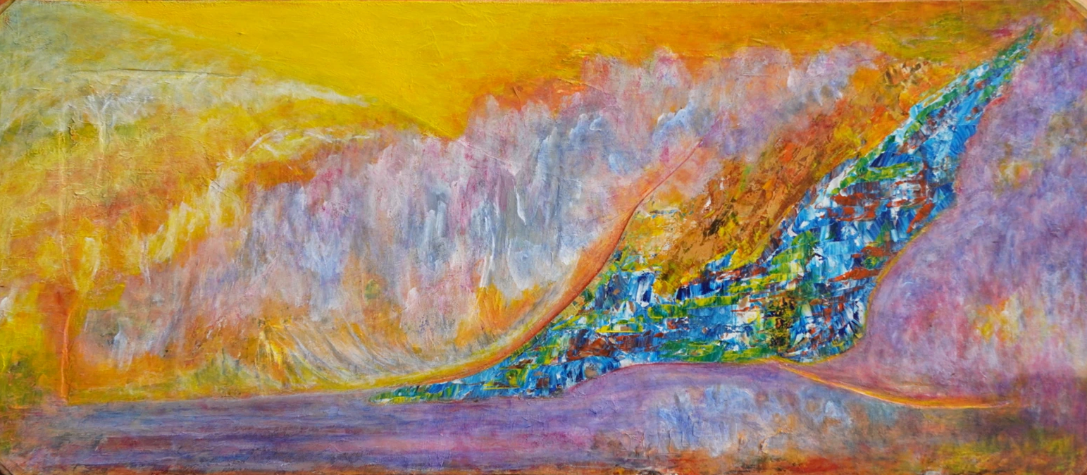 Le temps suspendu - peinture d'Alberto Von Fach