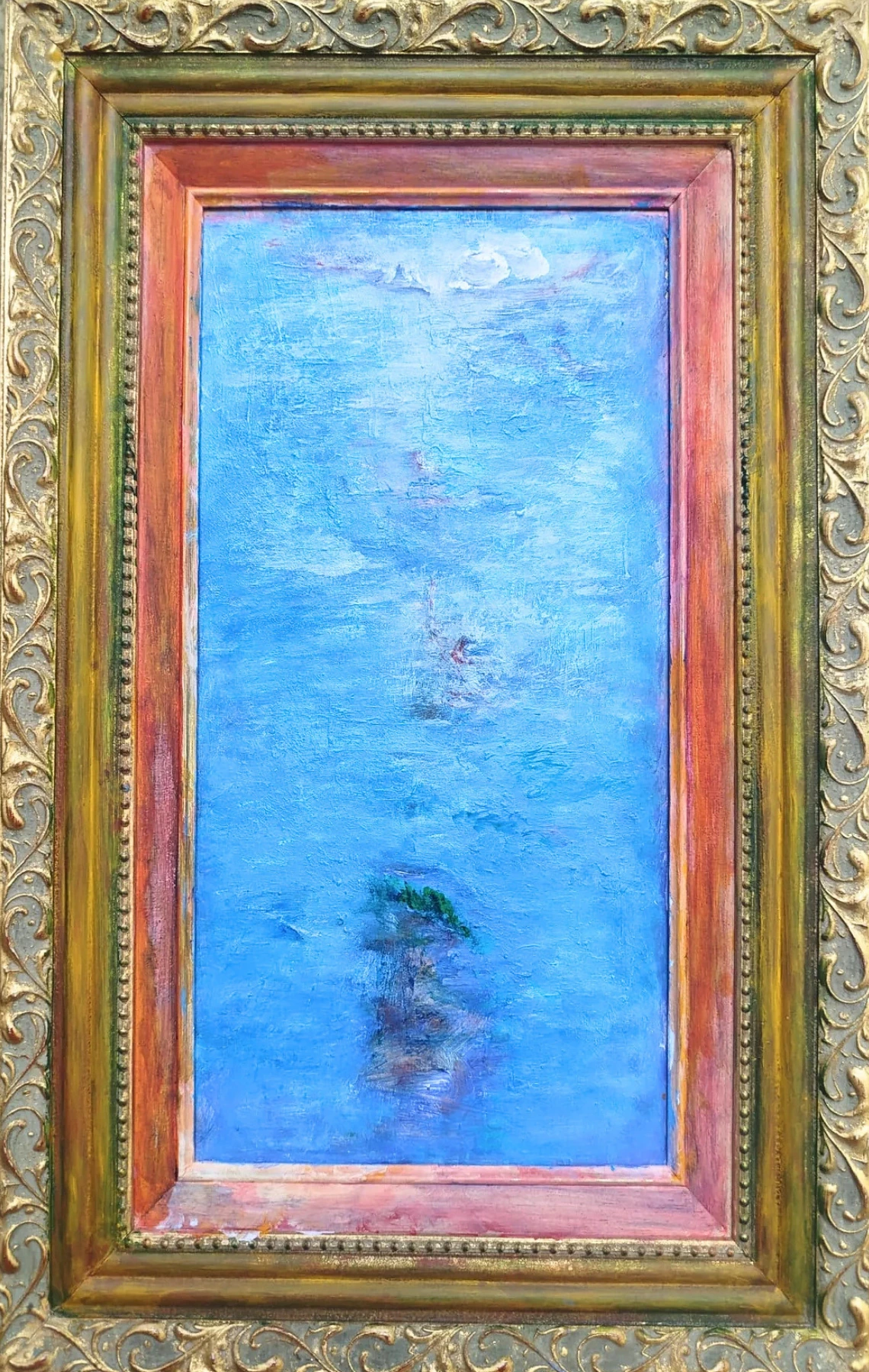 Résonance d’un bleu et d’un vert nº 2 - peinture d'Alberto Von Fach