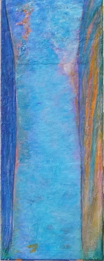 Rideau rouge - peinture d'Alberto Von Fach
